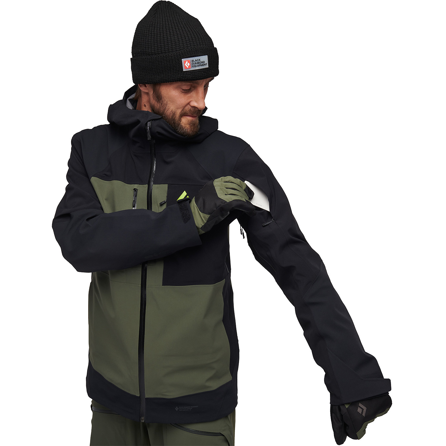 Herren Black Diamond Nachtschwarz