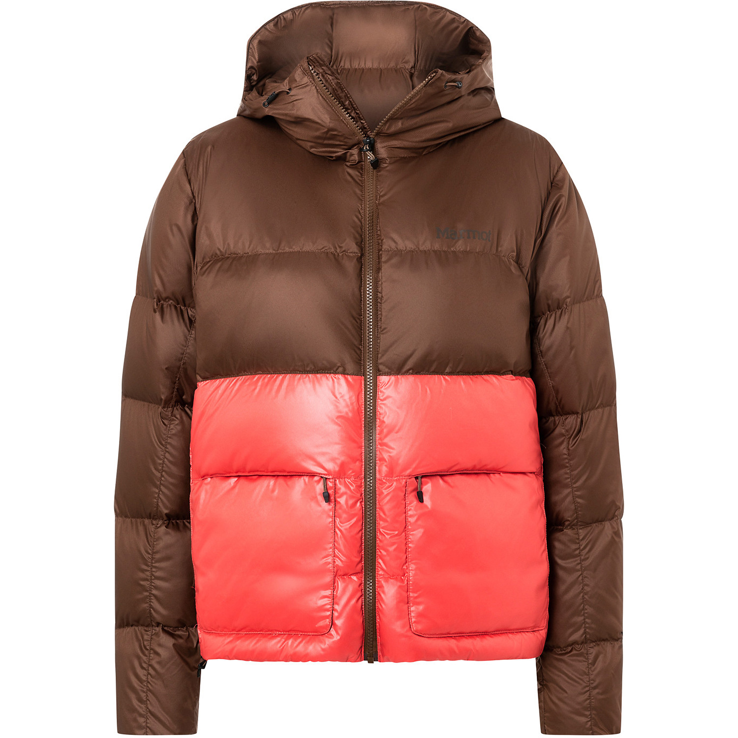 Damen Marmot Rot W GUIDES DOWN HOODIE