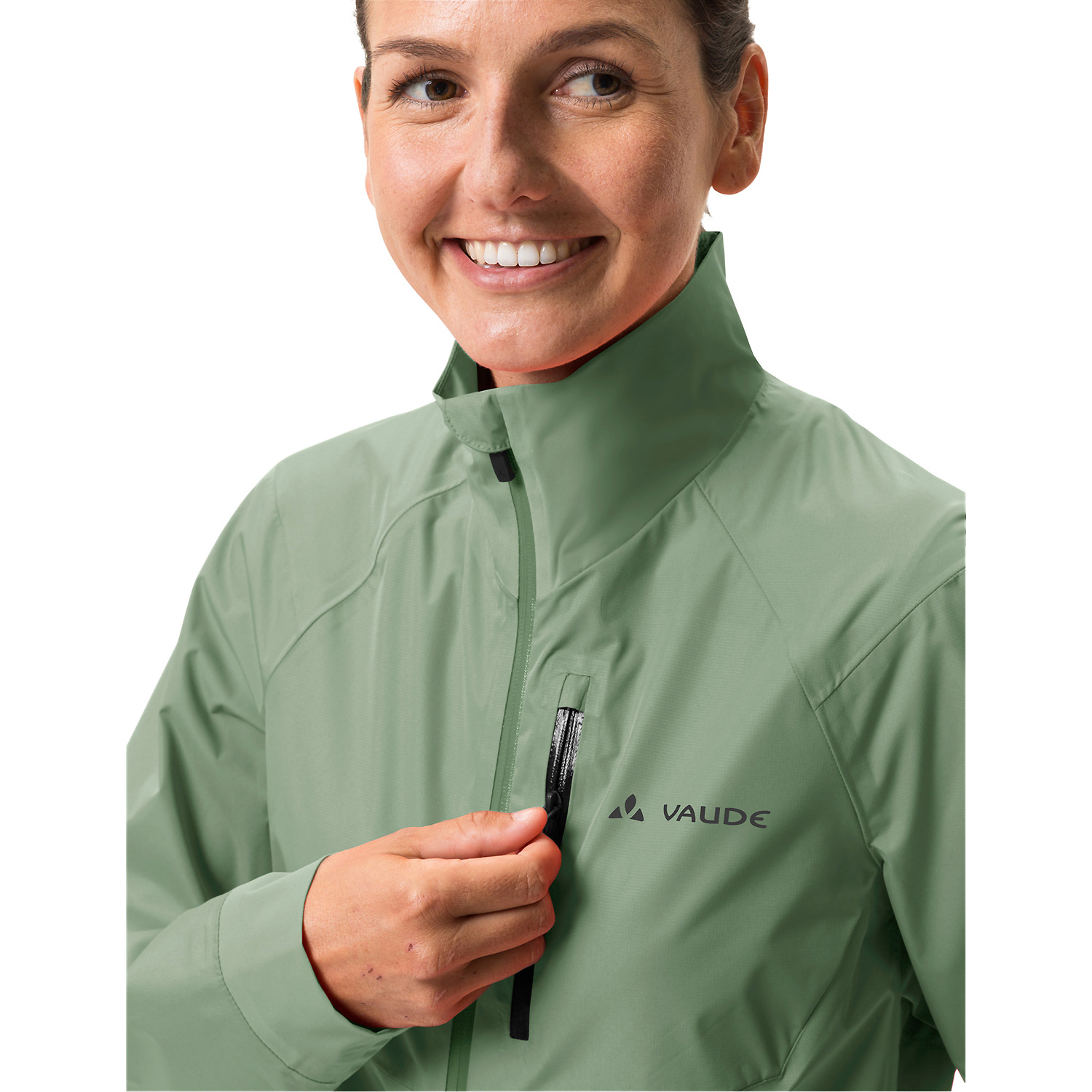 Damen VauDe Grün Wo Kuro Rain Jacket 366 36 Funktionsjacke