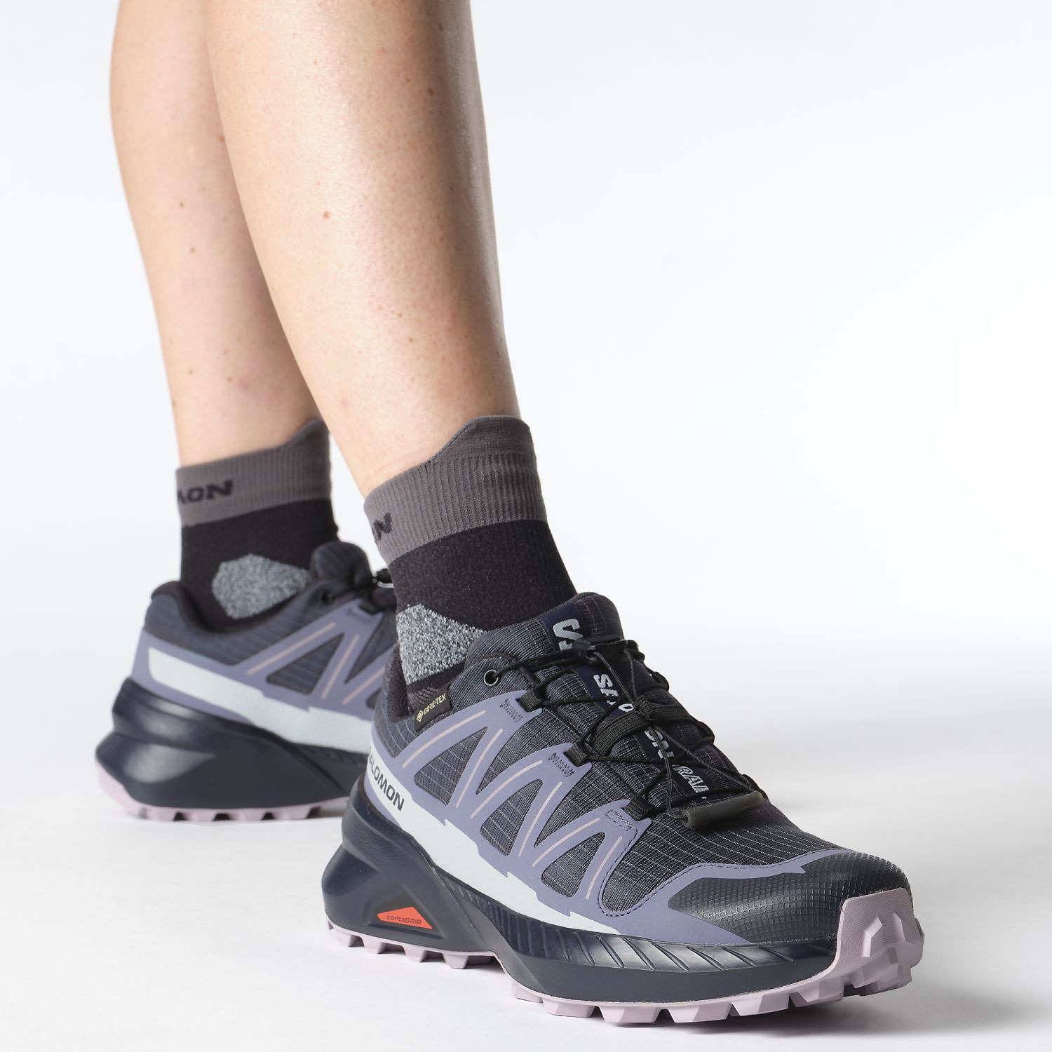 Damen Salomon wie abgebildet SHOES SPEEDCROSS PEAK GTX W Blue Nights Trailrunningschuhe