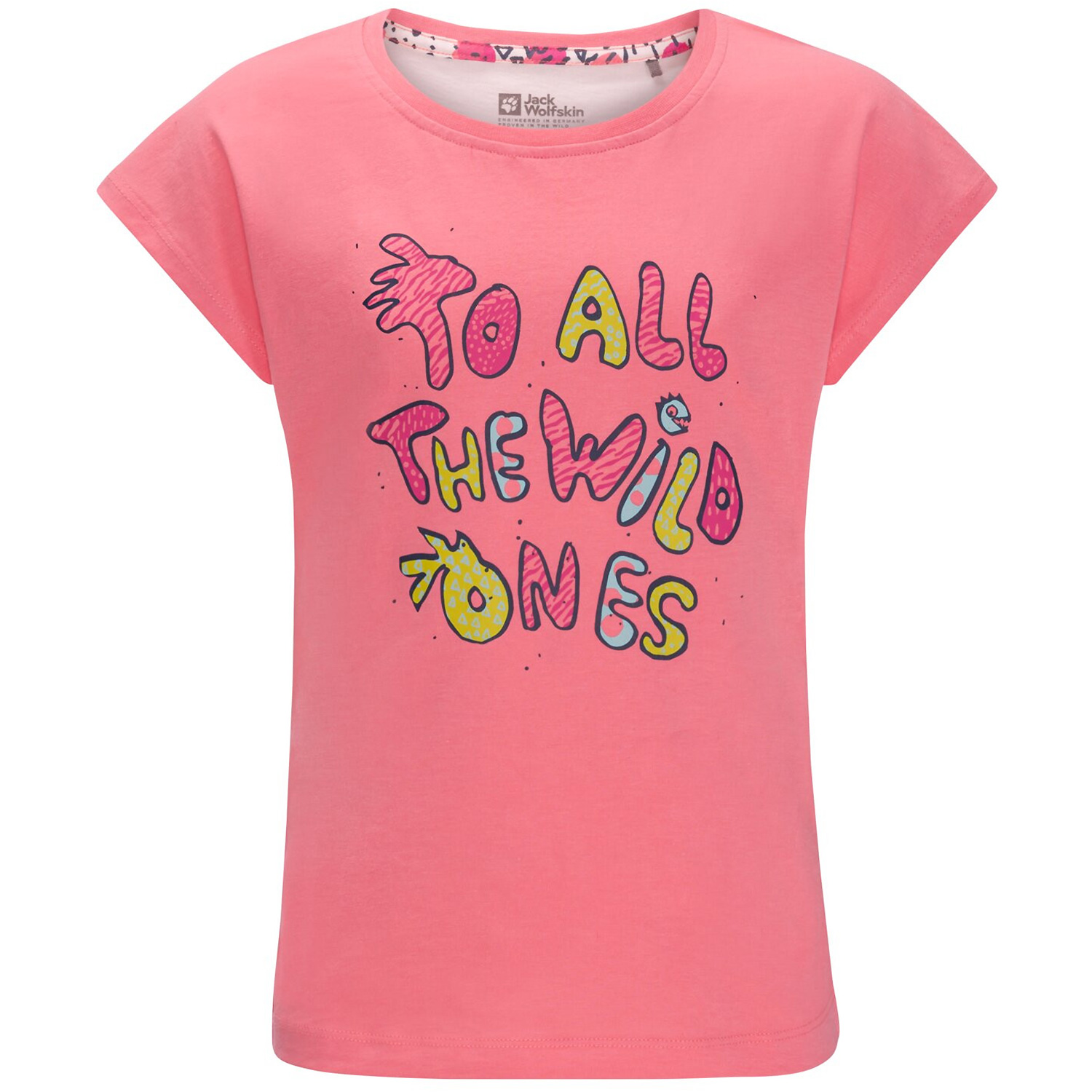 Kinder Jack Wolfskin Pink GIRLS VILLI T Shirt