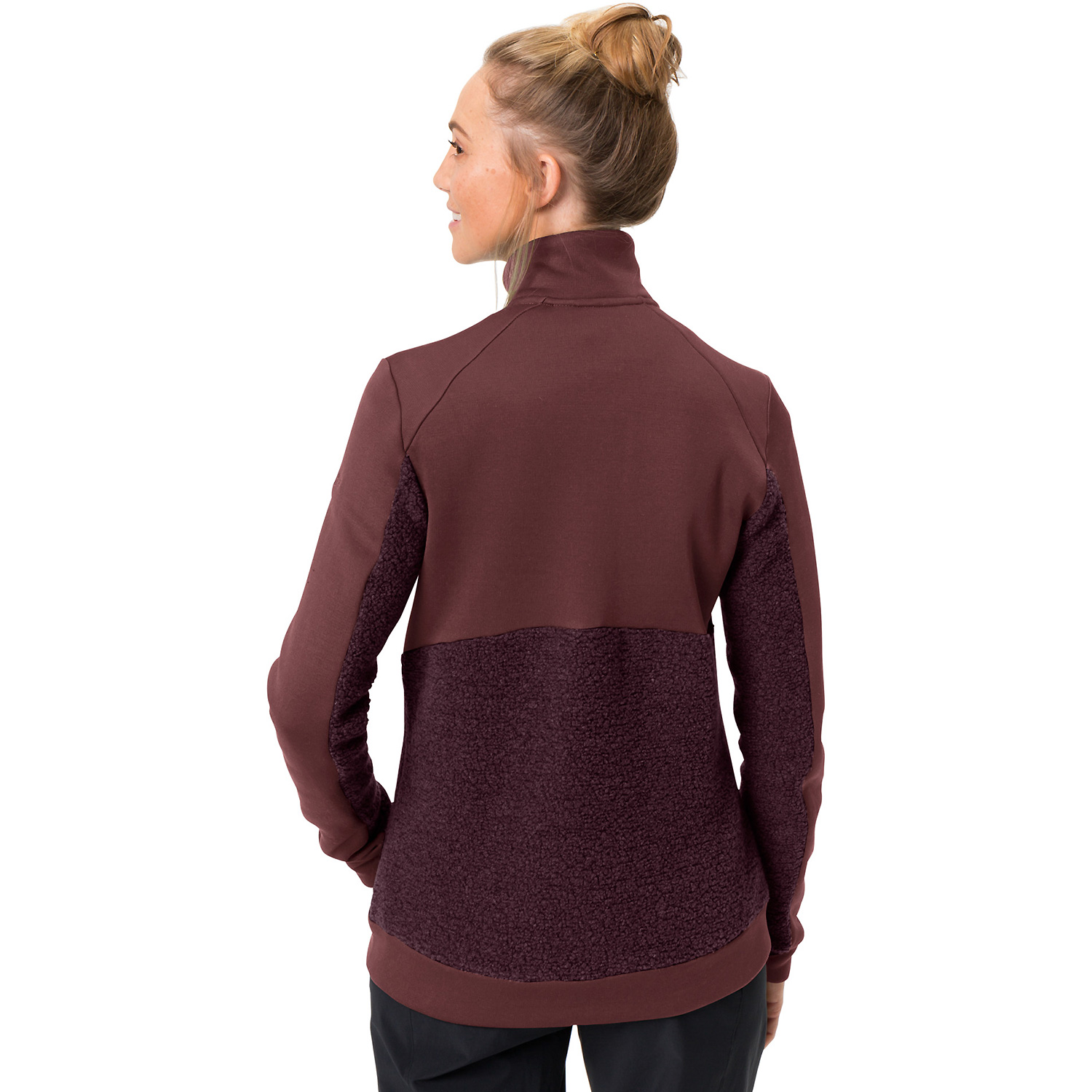 Damen VauDe Braun Wo Skomer Wool Fleece Jacket 261 42 Unterjacke