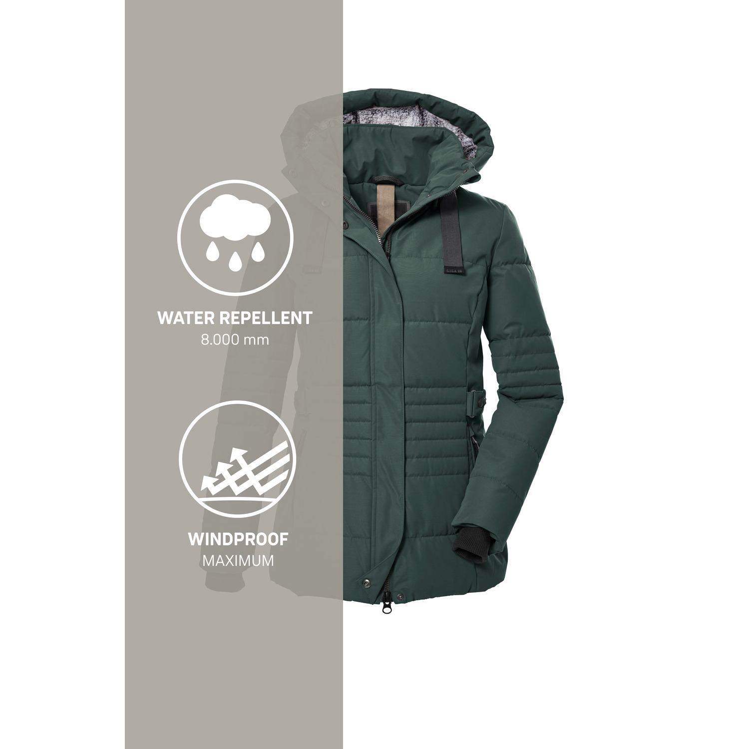 Damen G.I.G.A. DX by killtec Grün GW 25 WMN QLTD JCKT 00787 50 Funktionsjacke
