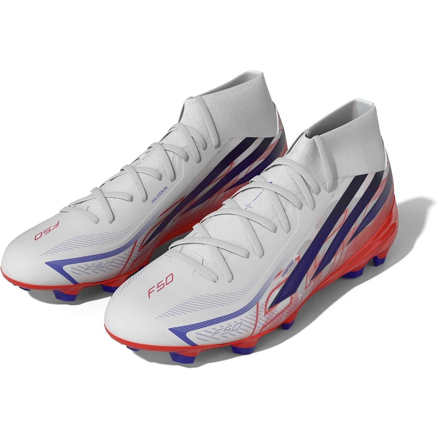 Unisex Adidas wie abgebildet F50 HYPERFAST LEAGUE MID FG 000 8,5 Fussball-Rasenschuh