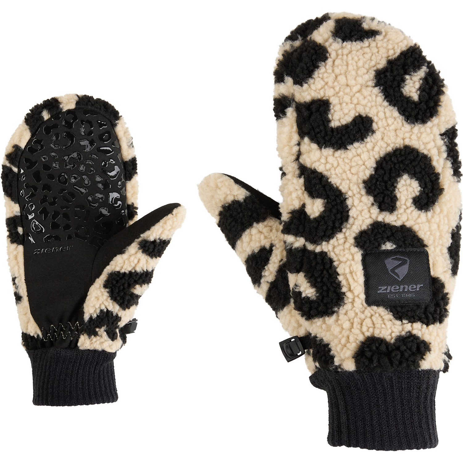Damen Ziener Schwarz ISHERPA-Z MITTEN glove lady 193 M Handschuh