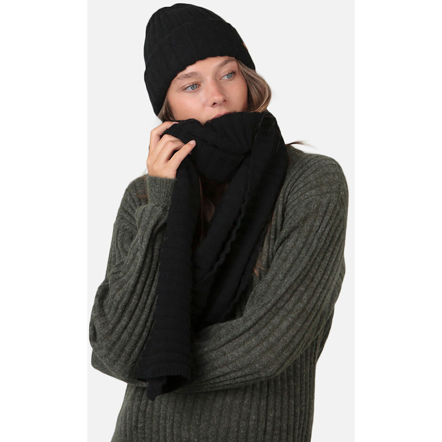Damen Barts Schwarz Bayne Scarf 01 - Schal