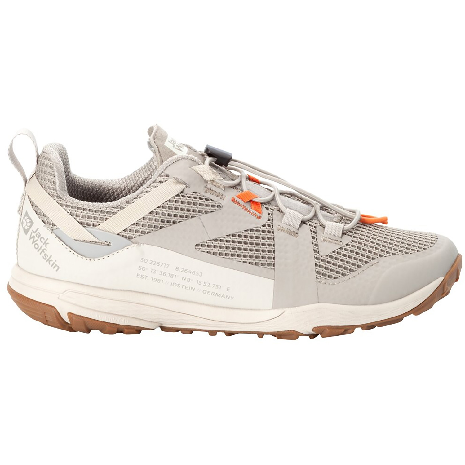 Damen Jack Wolfskin Steingrau SPIRIT LOW W 6954 37 Trekkinghalbschuh