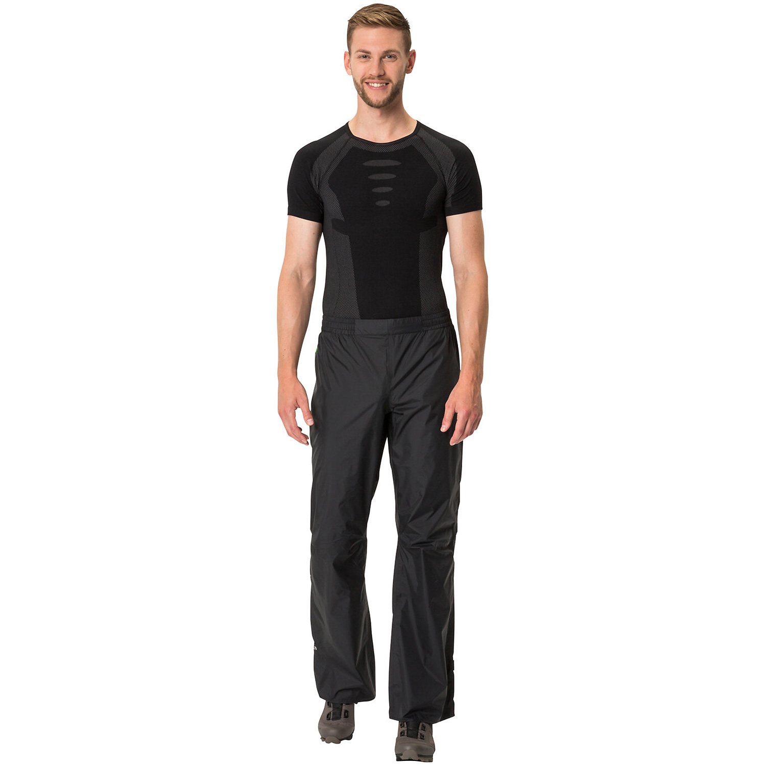 Herren Vaude Schwarz Me Drop Pants II 143 XS Regenhose