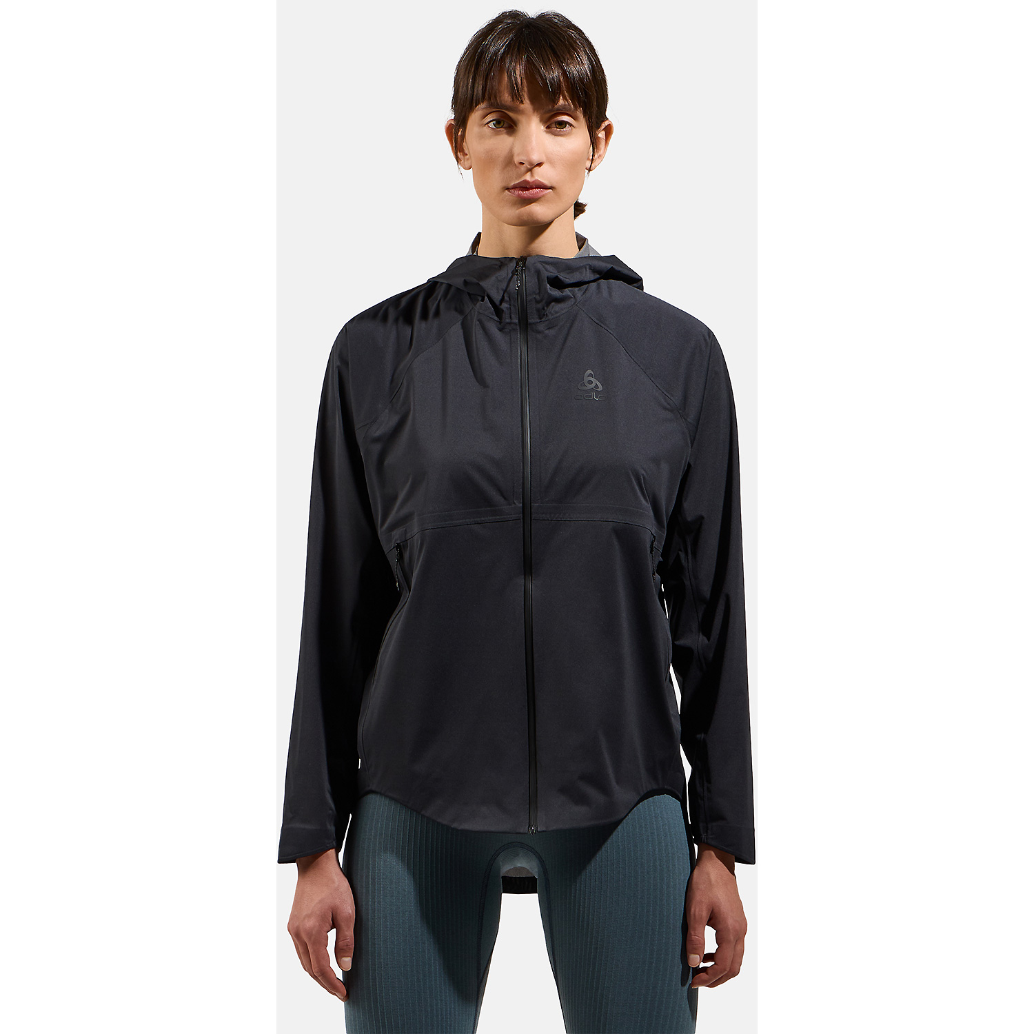 Damen Odlo Schwarz ACTIVE 365 PK 15000 XS Funktionsjacke