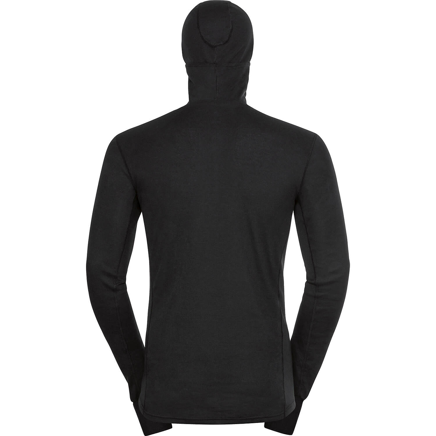 Herren Odlo Schwarz BL TOP facemask l/s ACTIVE WAR 15000 XL Unterhemd