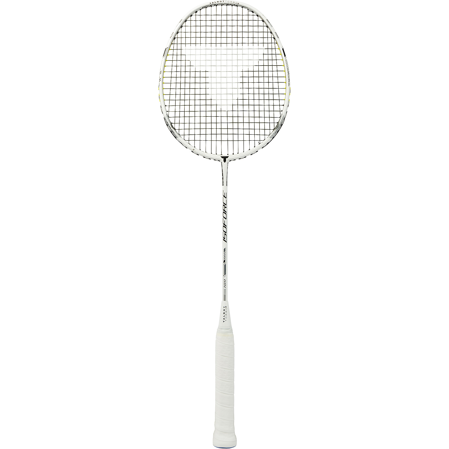 Unisex TALBOT/TORRO wie abgebildet Badm.-Schläger ISOFORCE 1011 C4, white-black-silver 000 - Badmintonschläger