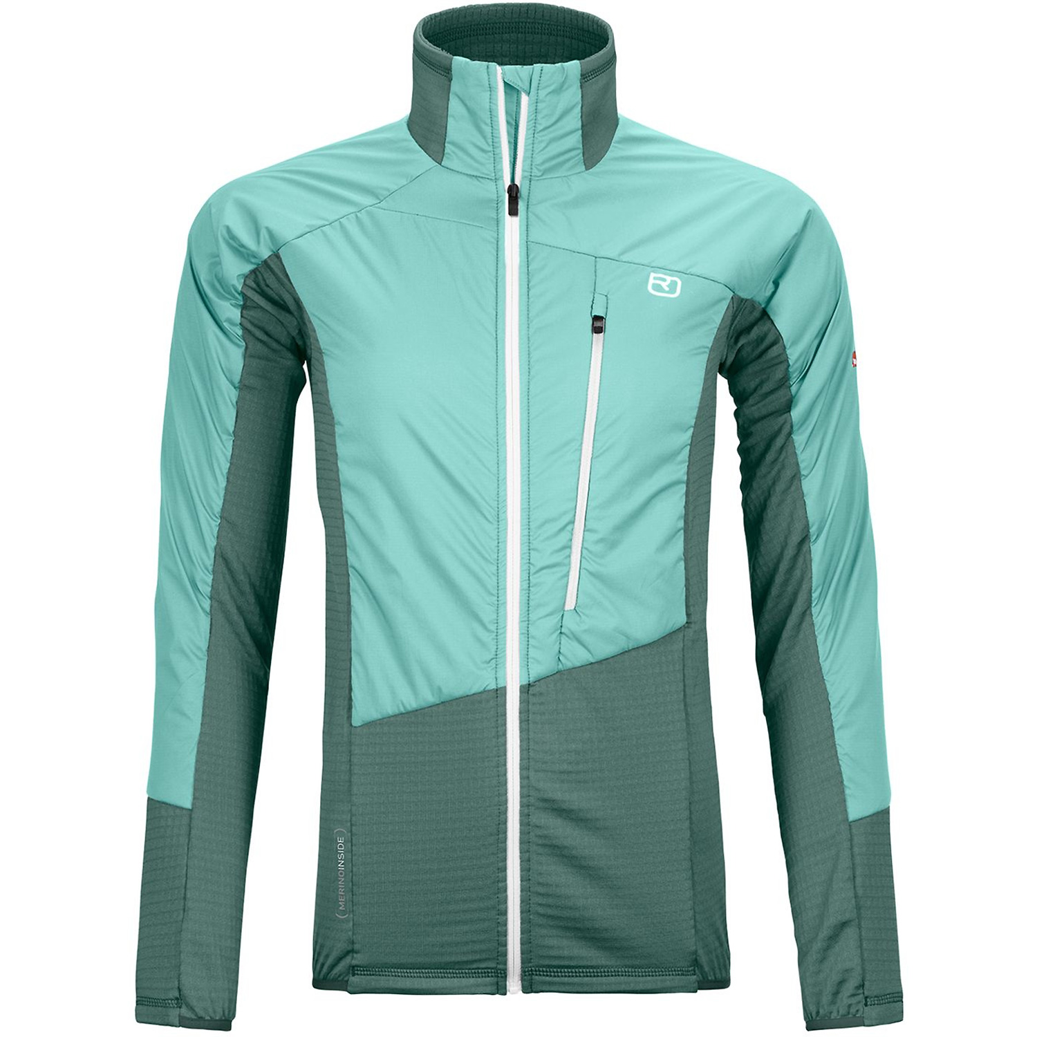 Damen Ortovox Grau WESTALPEN SWISSWOOL HYBR JKT W 87801 M Funktionsjacke