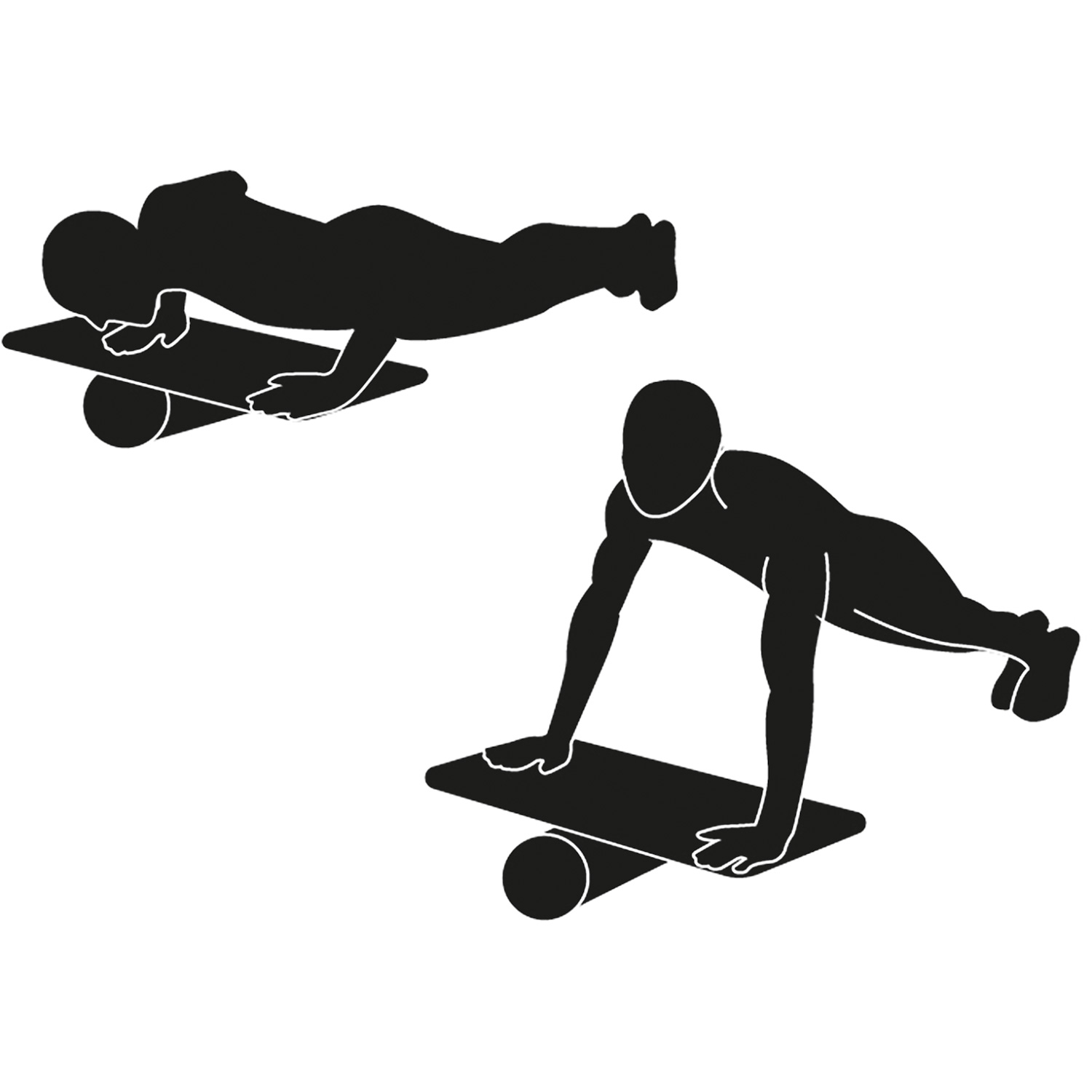 Unisex Schildkröt FITNESS wie abgebildet WOODEN BALANCE BOARD 000 - Balancegerät
