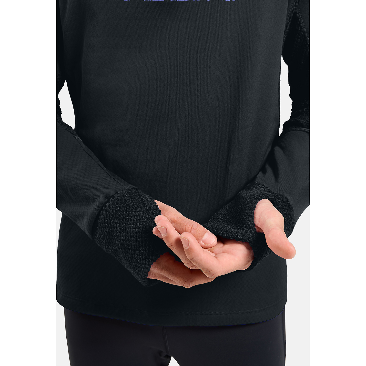 Herren Odlo Schwarz X-ALP Kapuzensweat
