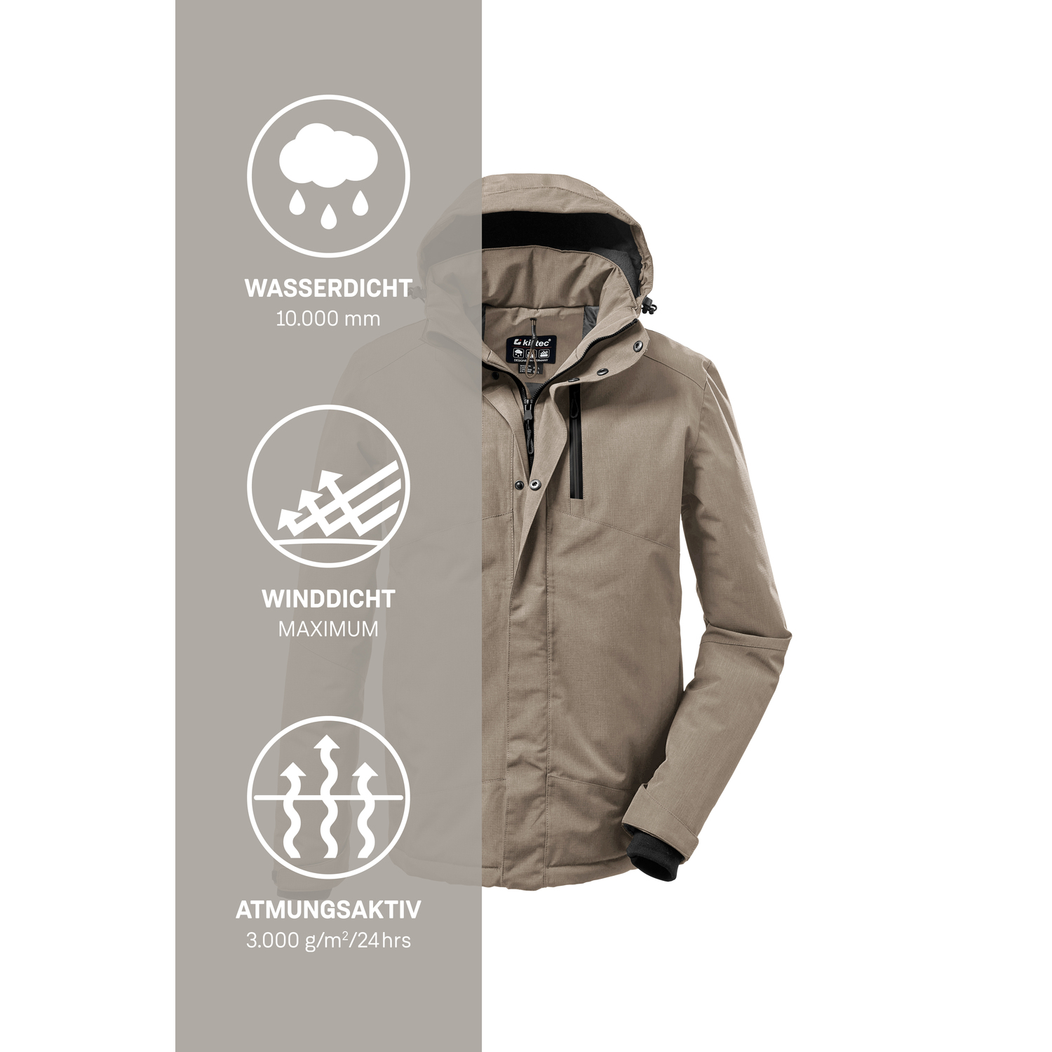 Herren killtec Sand