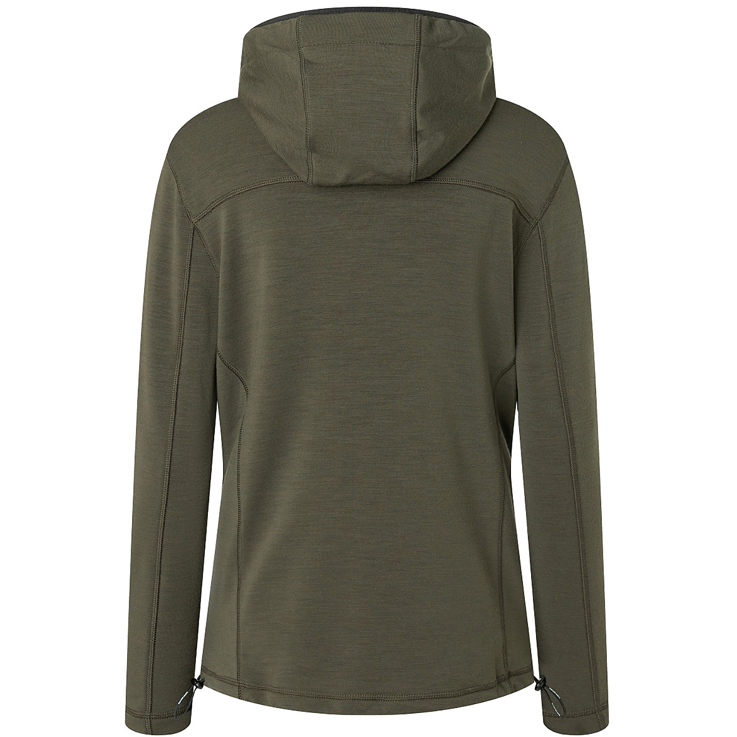 Damen Super.Natural Schwarz W ALPINE HOODED