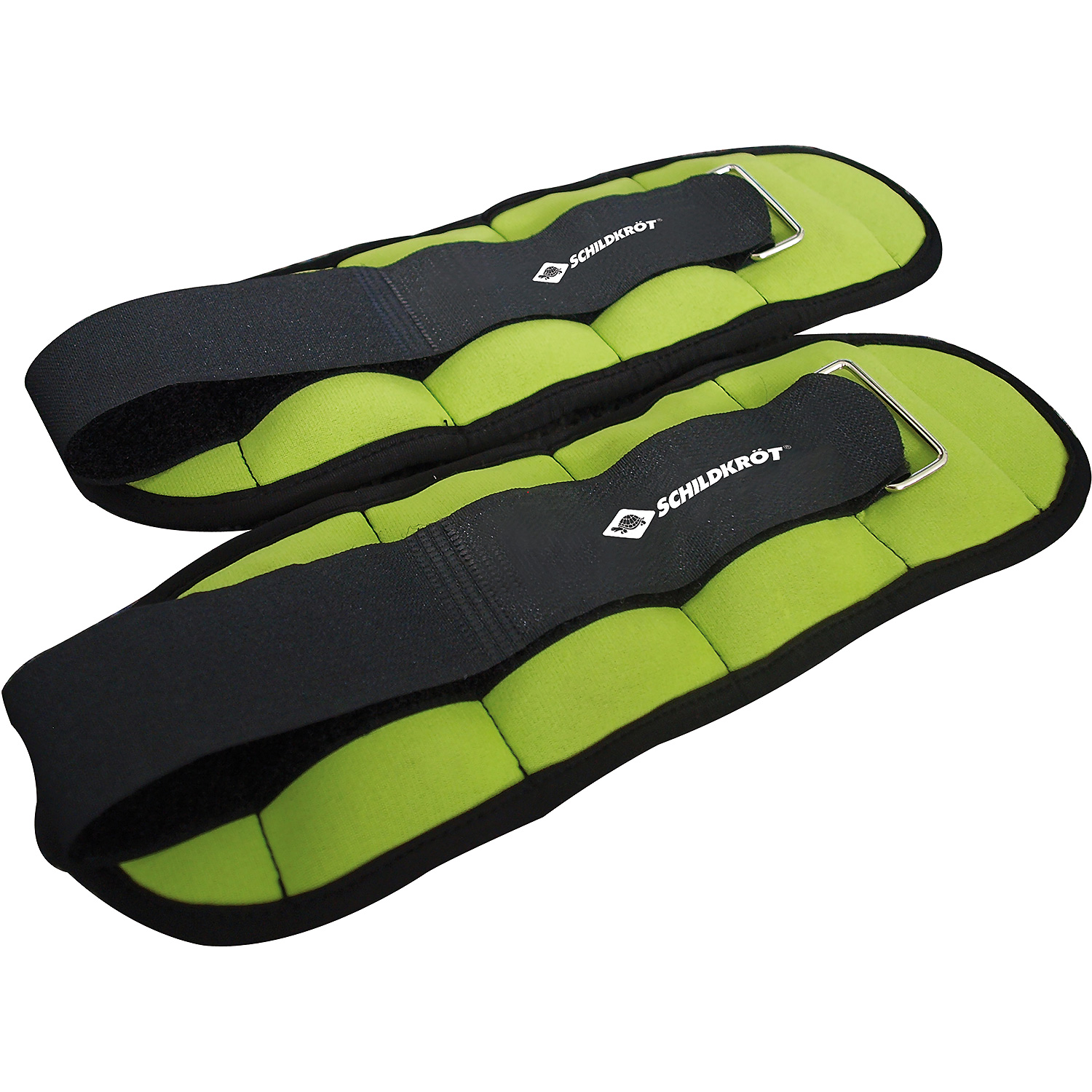 Unisex Schildkröt FITNESS wie abgebildet GEWICHTSMANSCHETTE, 2x 0,5kg, (green) im Carrybag, M-2022 000 - Körpergewicht