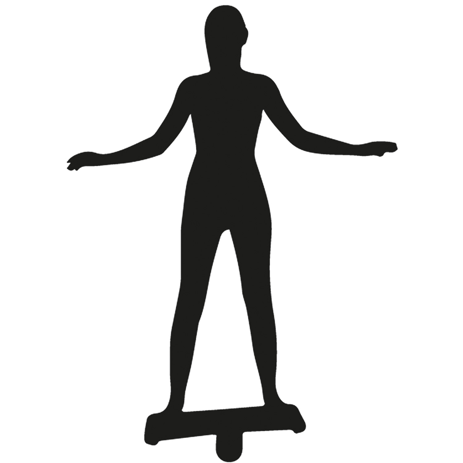 Unisex Schildkröt FITNESS wie abgebildet WOODEN BALANCE BOARD 000 - Balancegerät