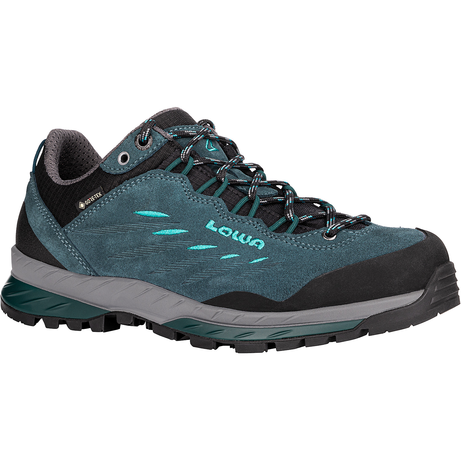 Damen Lowa Petrol DELAGO GTX LO Ws 7472 6 Trekkinghalbschuh
