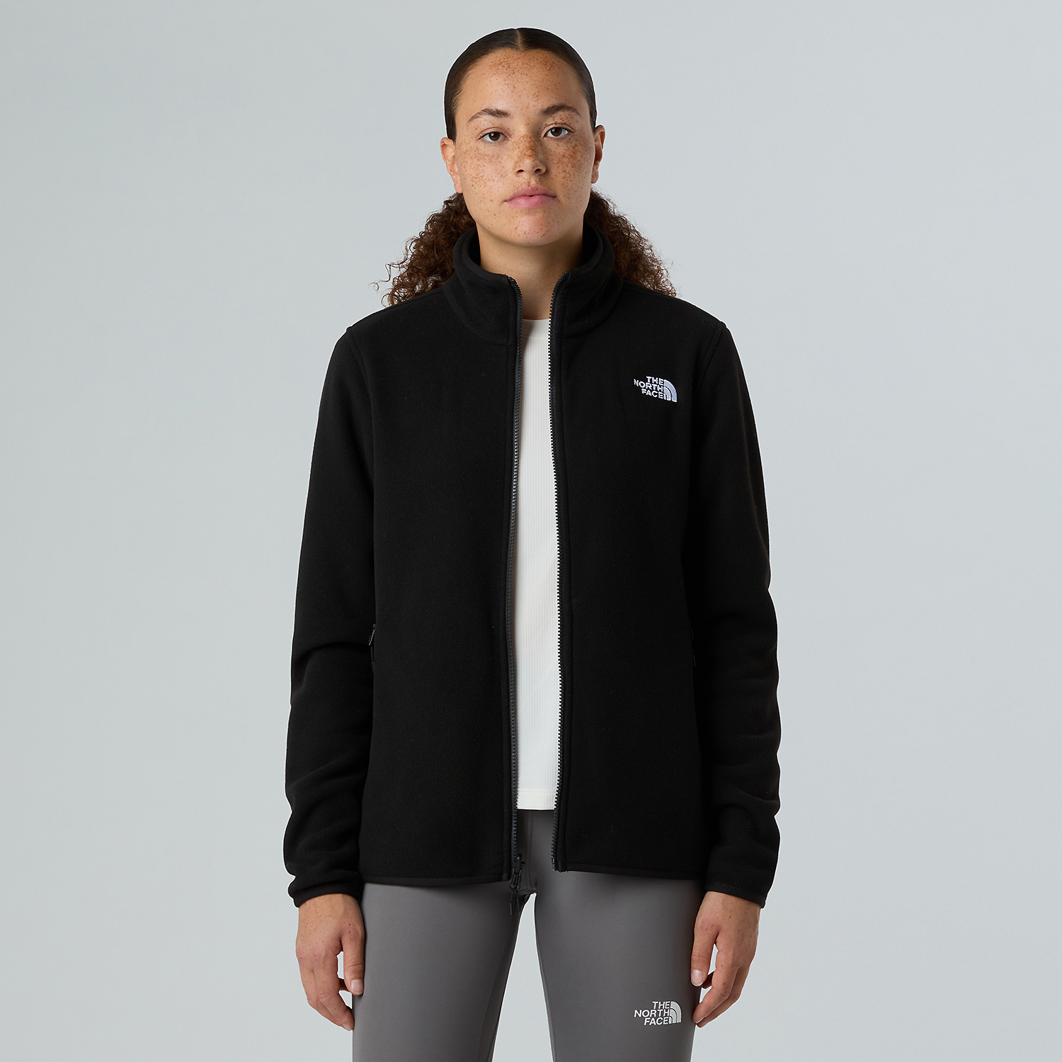 Damen The North Face Schwarz W GLACIER FLEECE JACKET JK3 XL Jacke