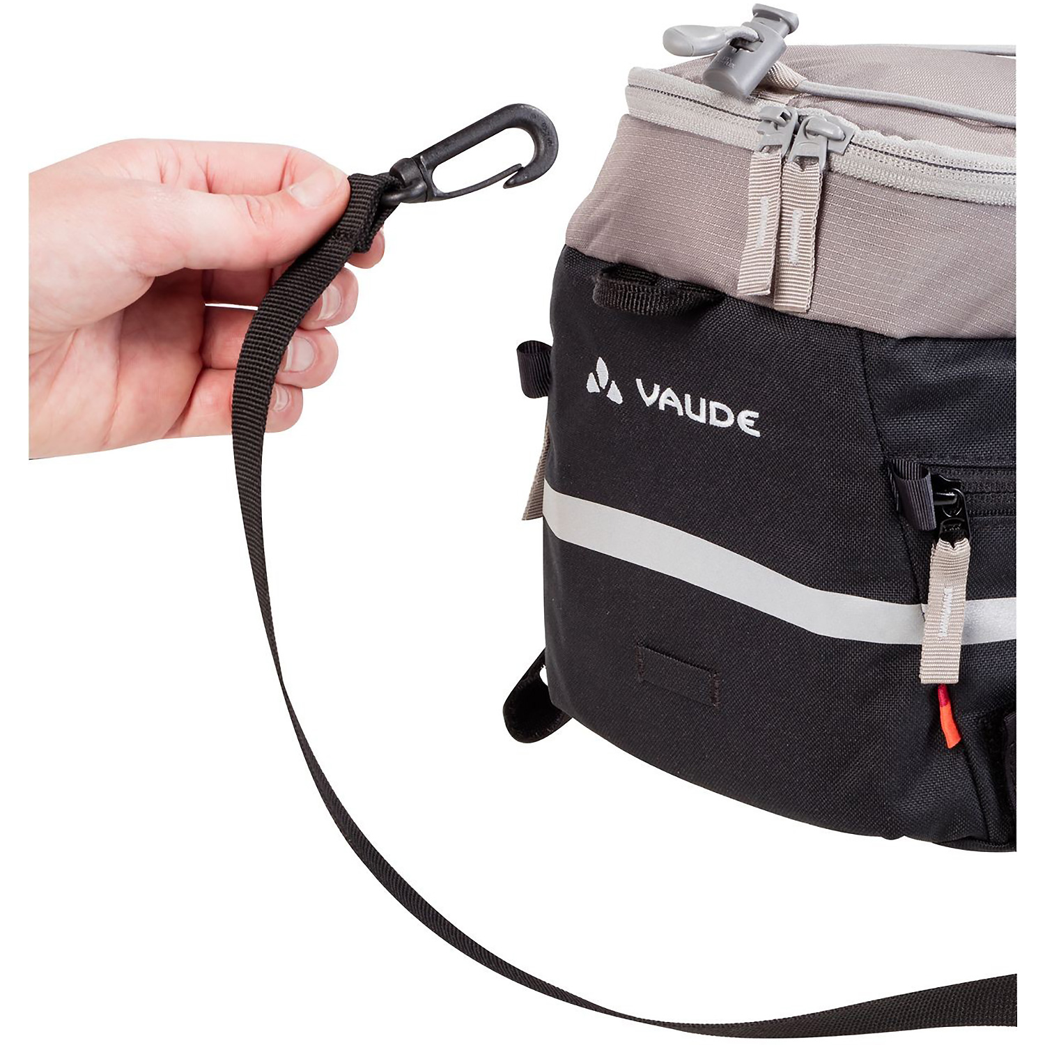 Unisex VauDe Schwarz Silkroad Plus (UniKlip) 010 - Fahrradtasche