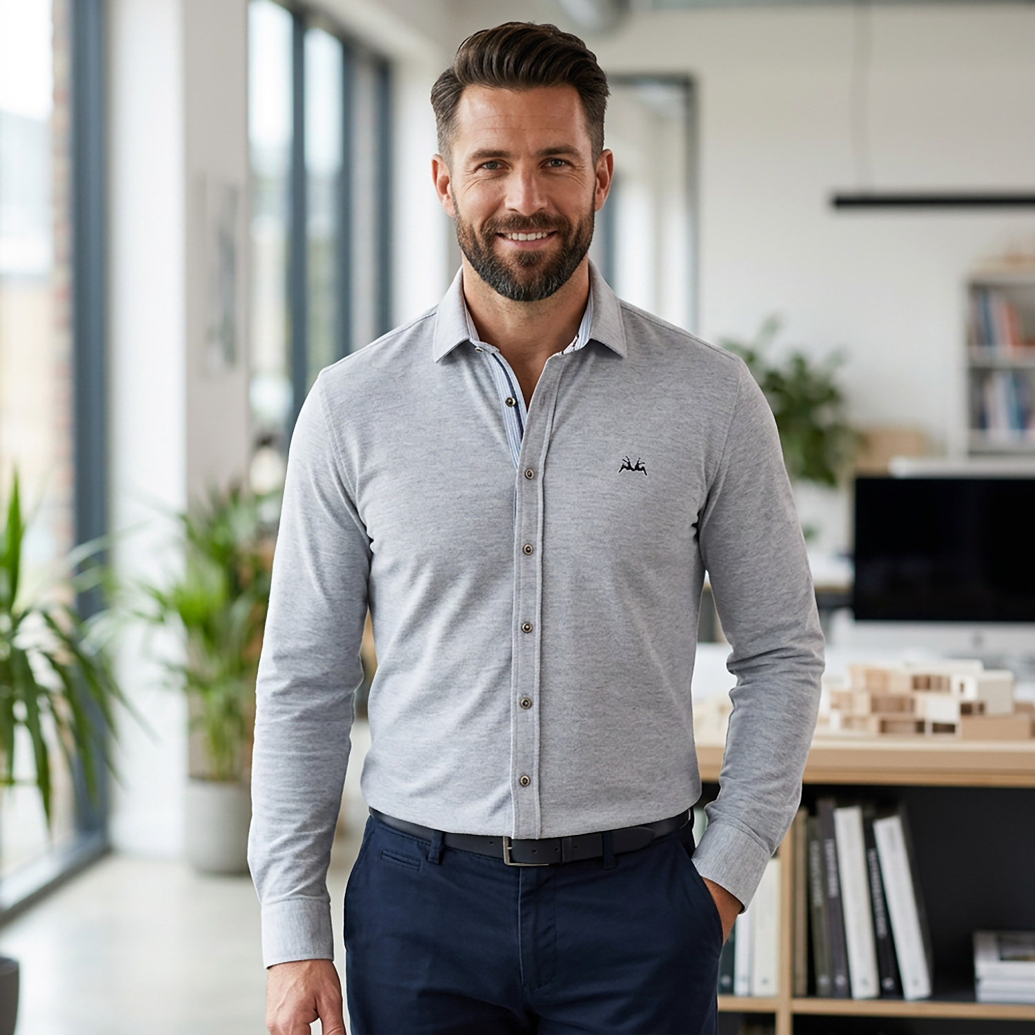 Herren Wiesnkönig Grau