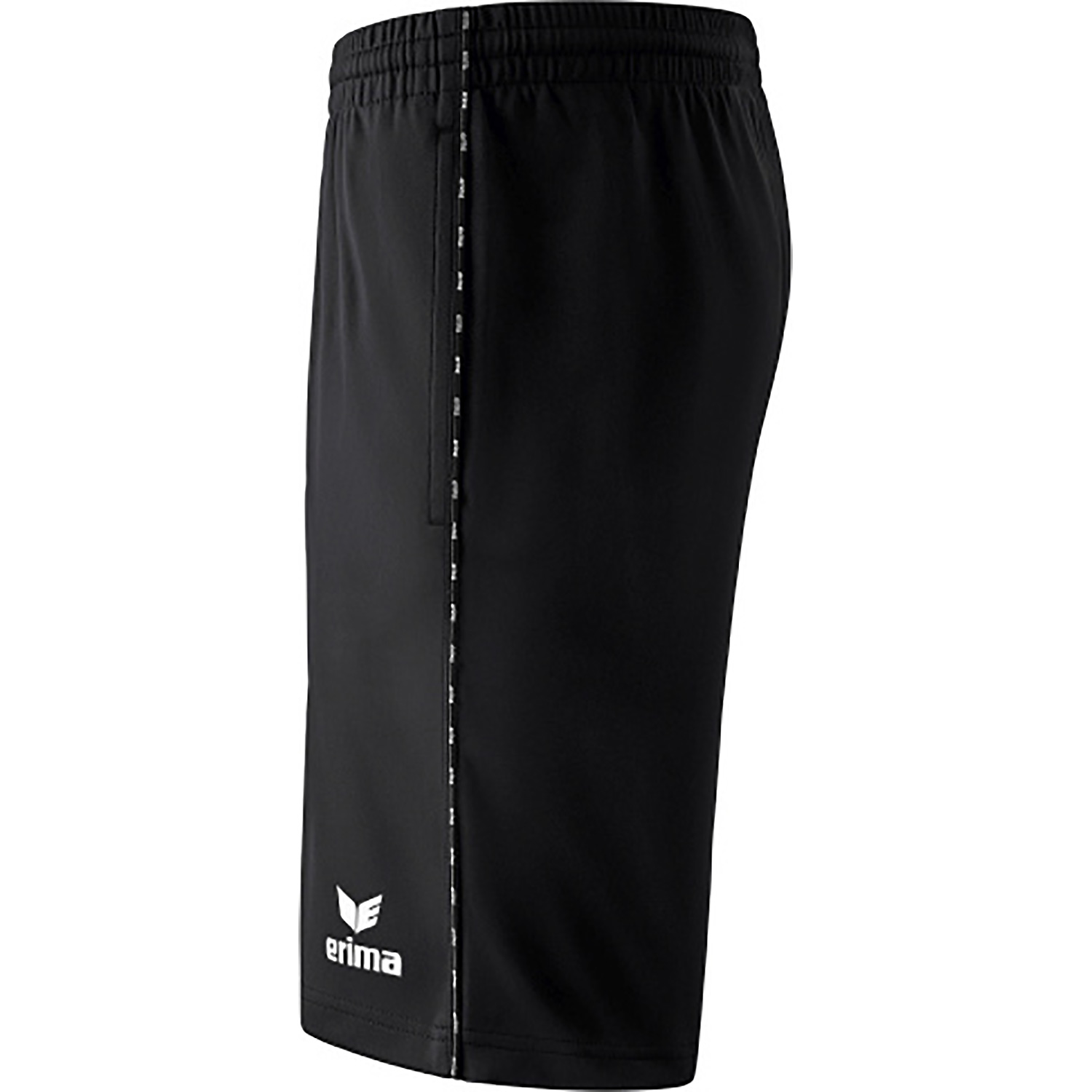 Herren Erima Schwarz shorts without inner slip Bermuda
