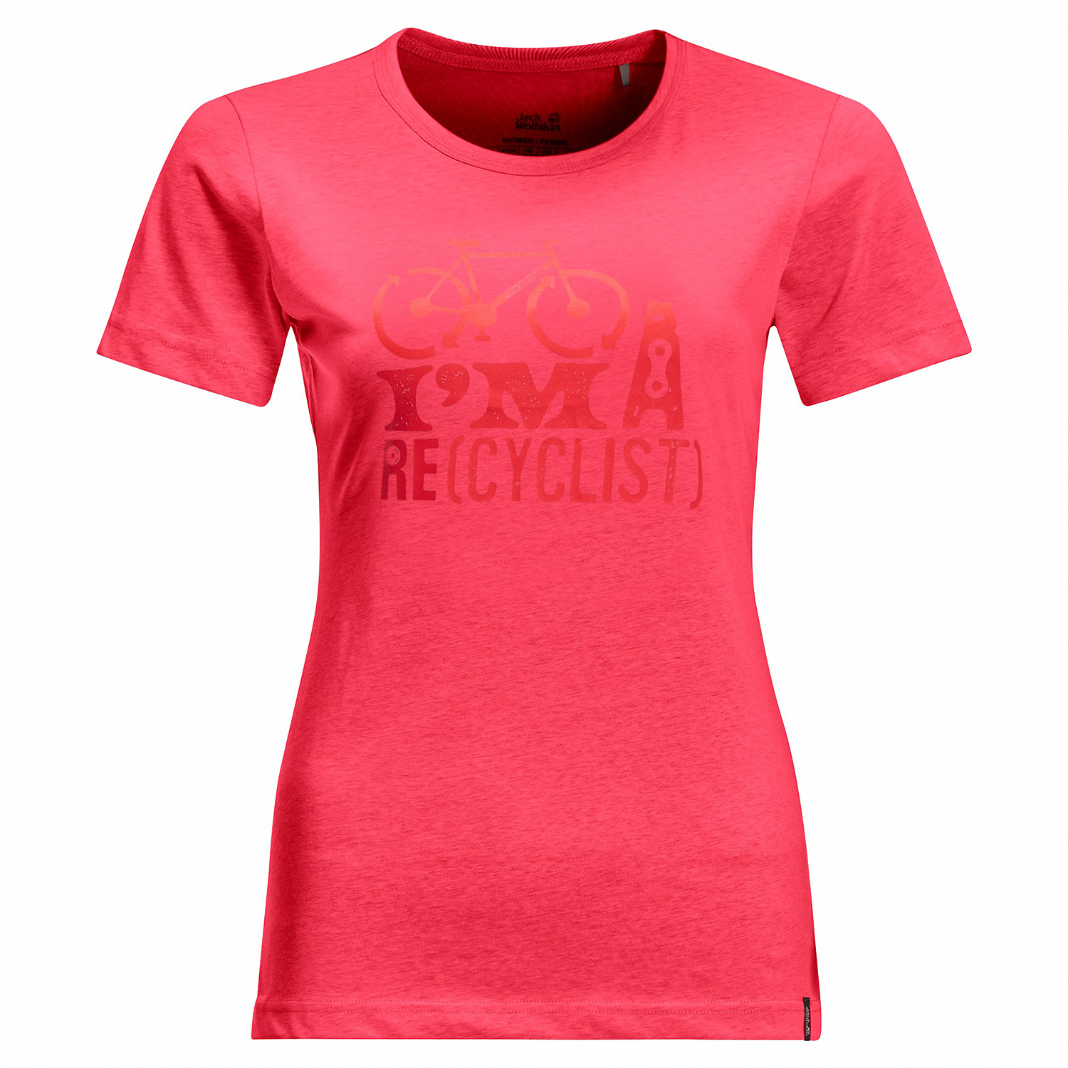 Damen Jack Wolfskin Violett OCEAN TRAIL T W Shirt