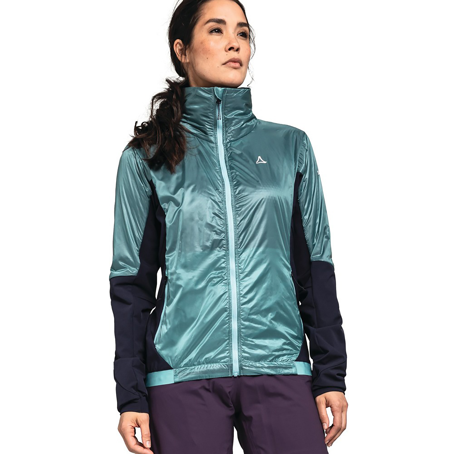 Damen Schöffel Blau Hybrid Jacket Cima Mede L 8375 44 Unterjacke