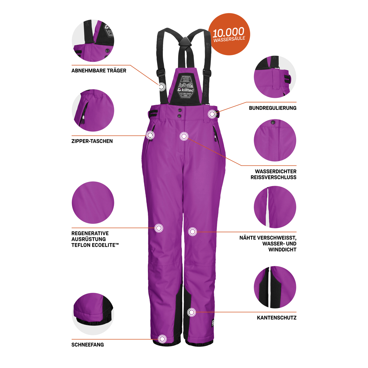 Kinder killtec Violett