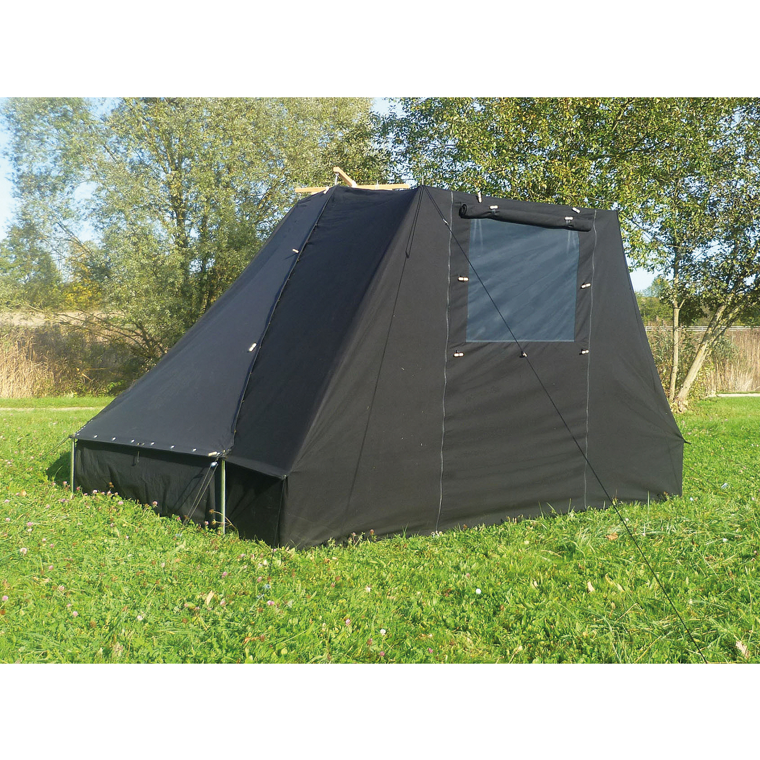 Unisex Tortuga Schwarz Kohtenblatt-Vorbau S-Kohte Campingzelt