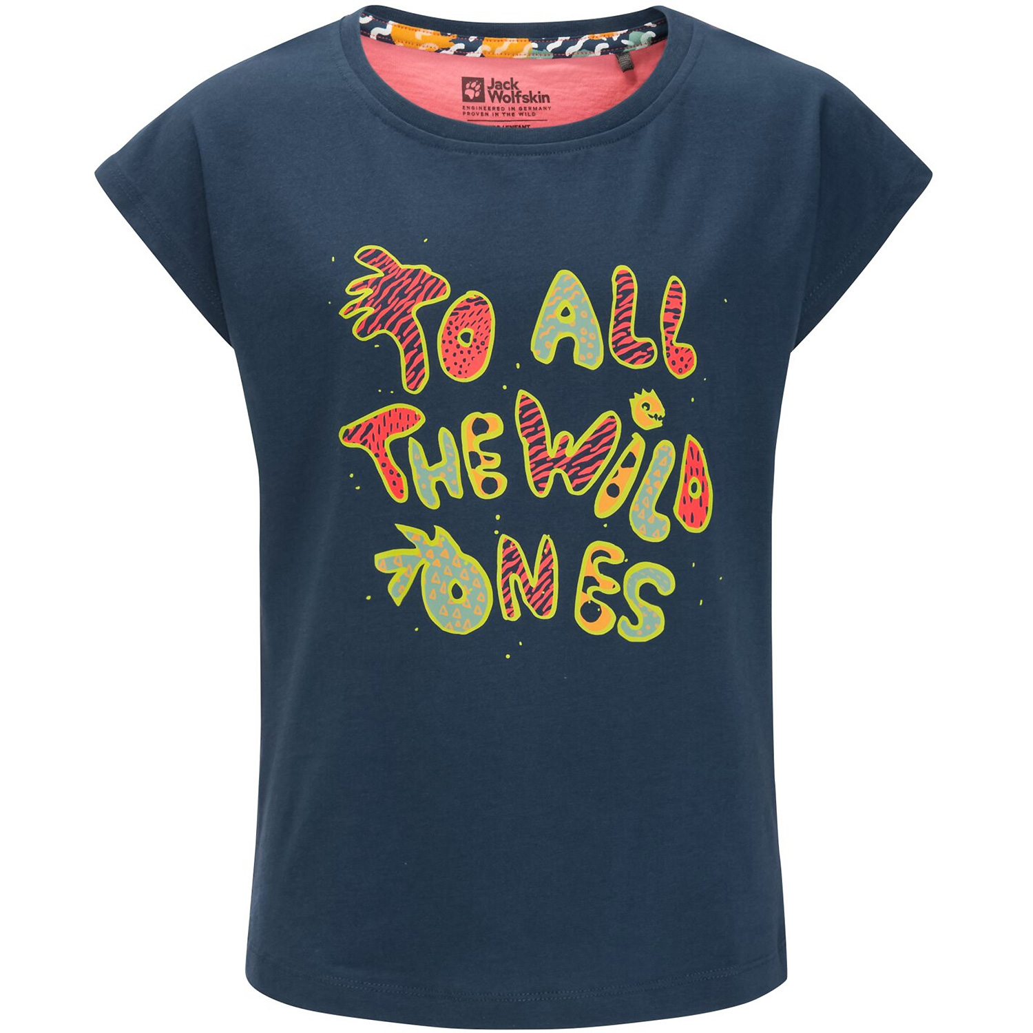 Kinder Jack Wolfskin Marine GIRLS VILLI T Shirt