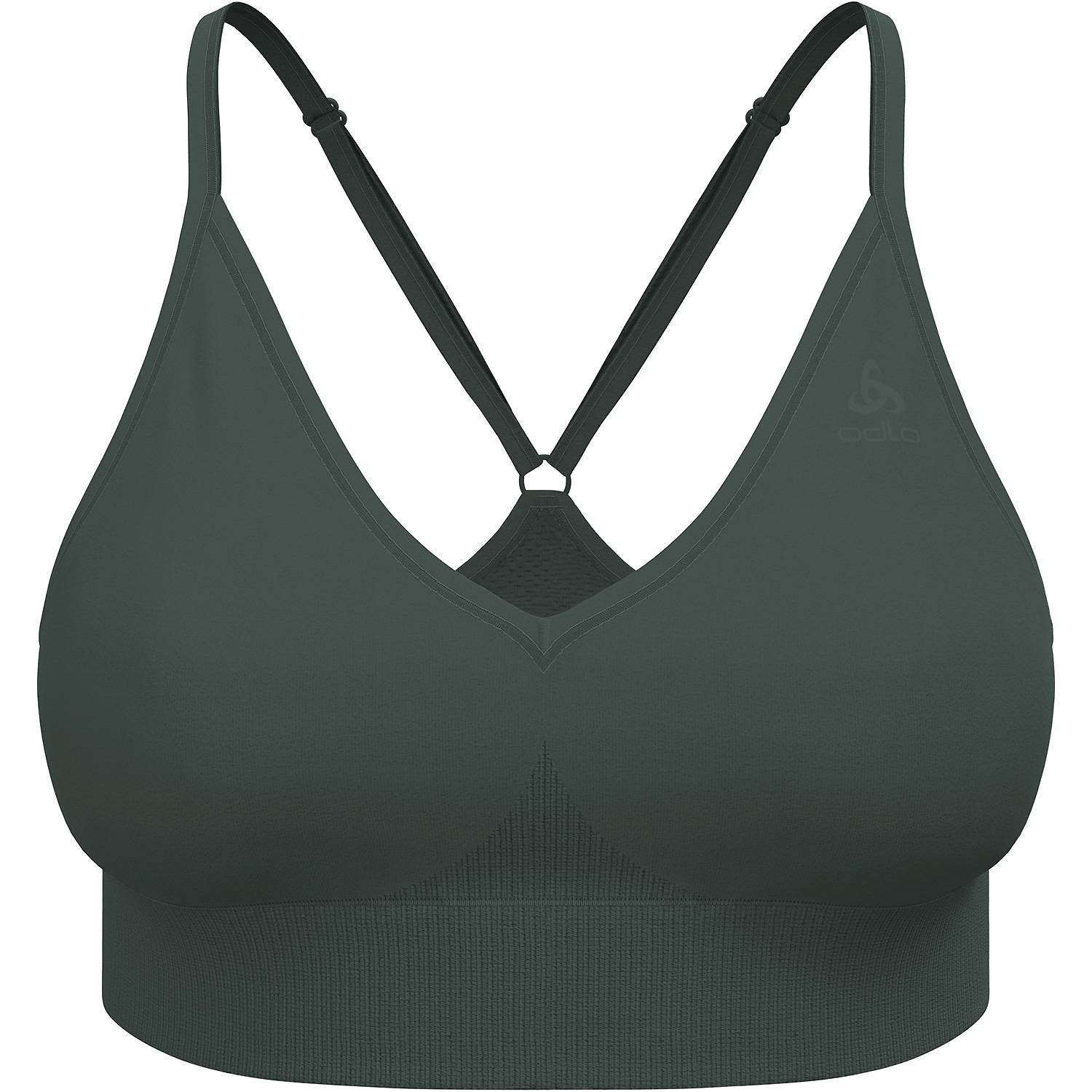 Damen Odlo Grau SEAMLESS LOW - PADDED BH