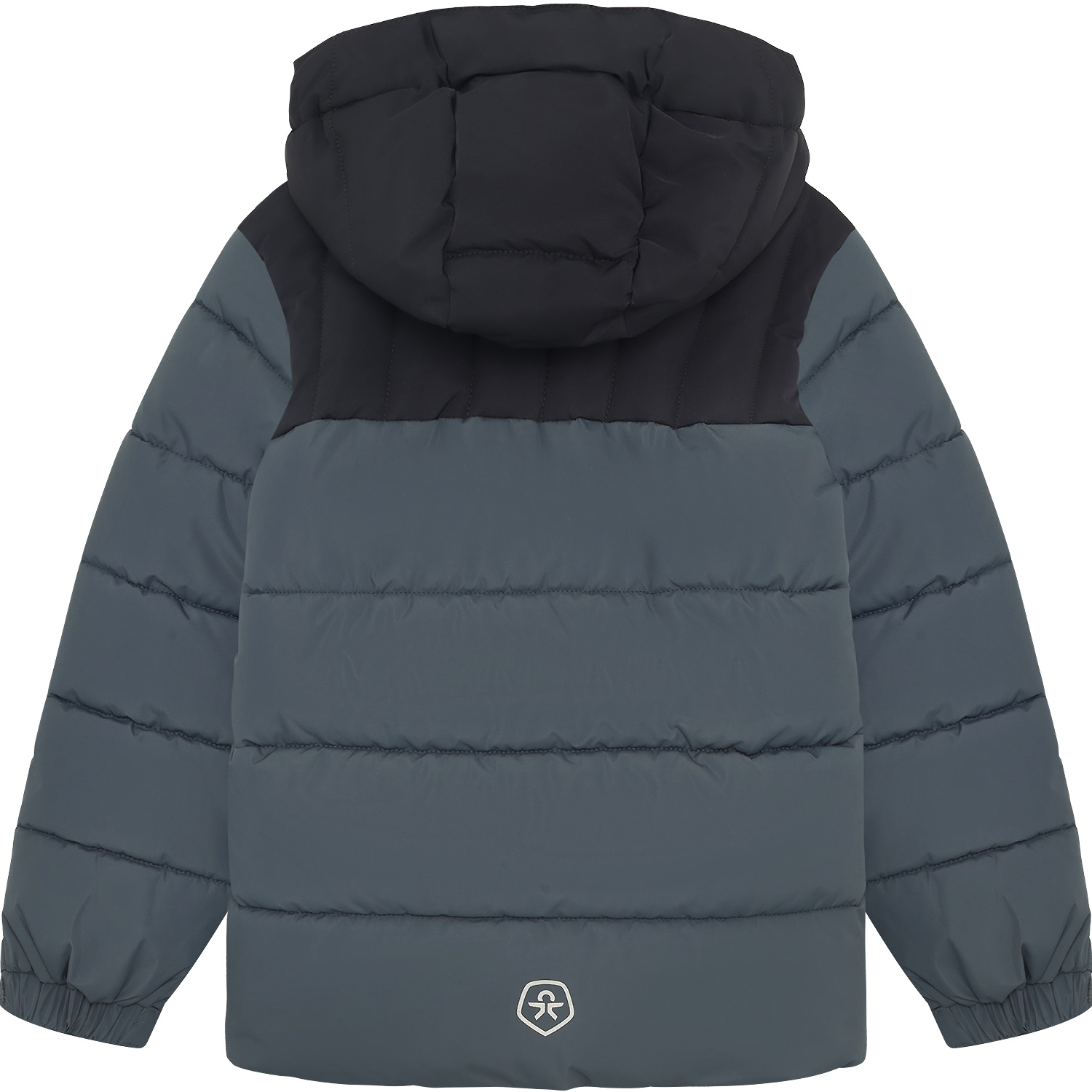 Kinder Color Kids Dunkelgrau Steppjacke