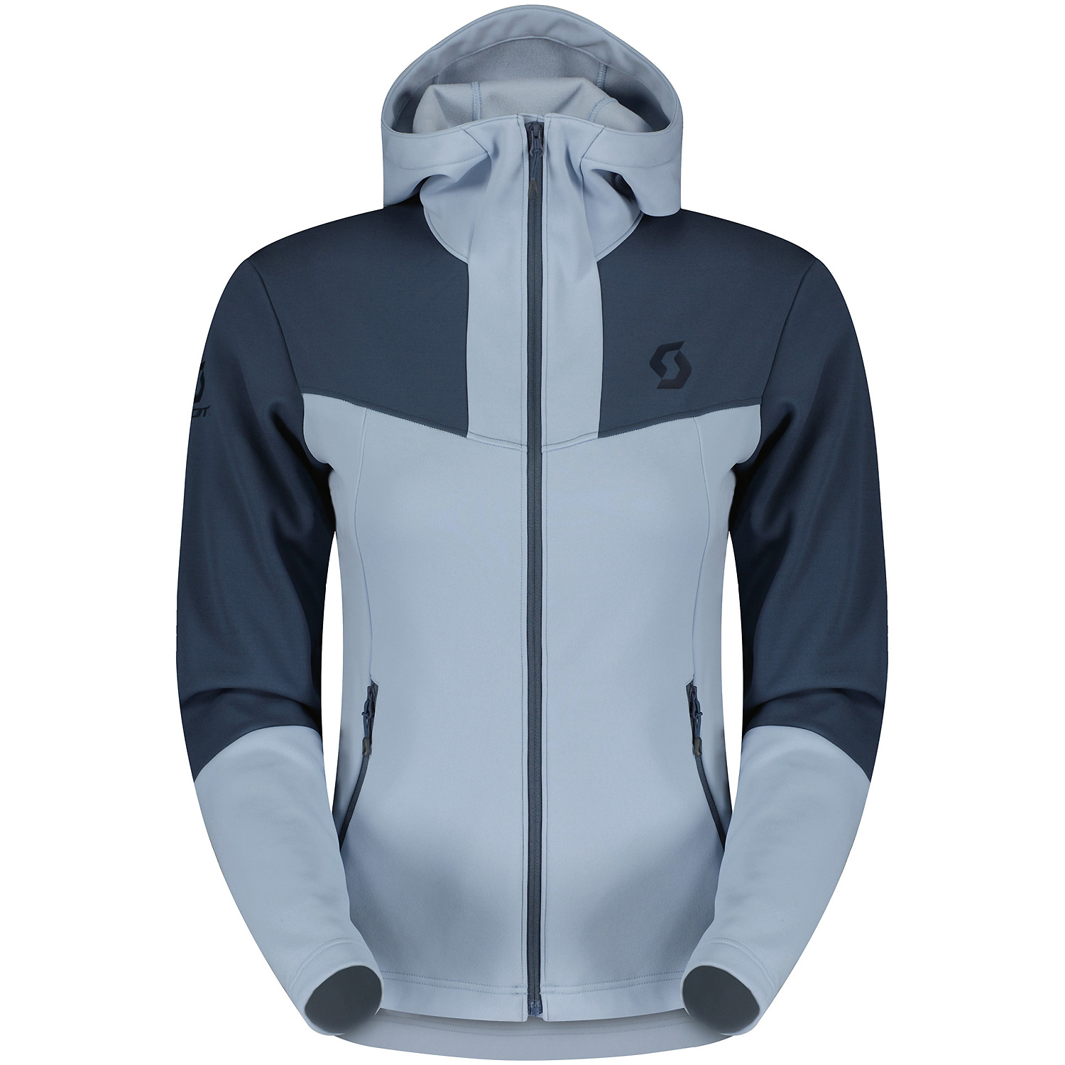 Damen Scott Blau SCO Hoody W's Defined Mid 7378 S Funktionsjacke