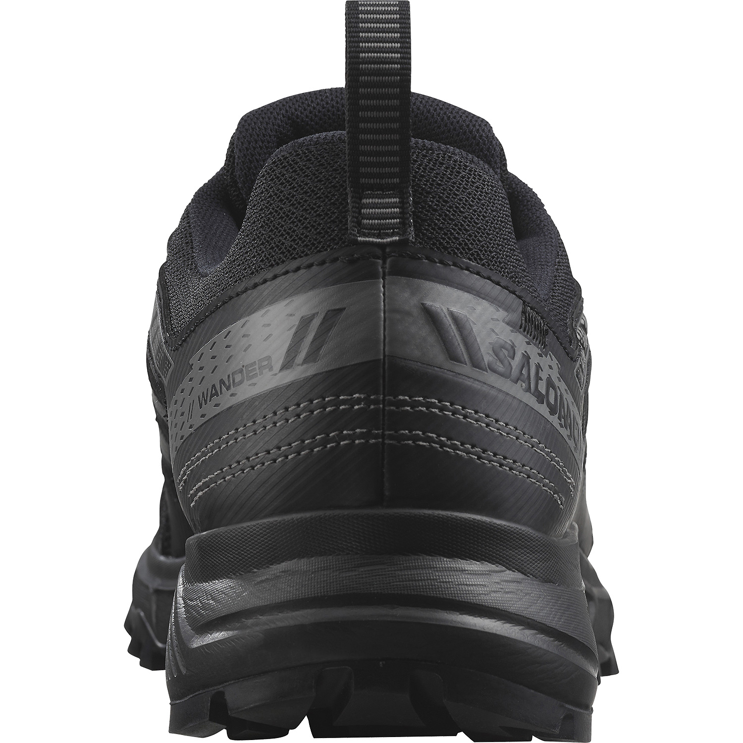 Herren Salomon wie abgebildet SHOES WANDER GTX Black/Pewter/Frost Gray 000 10,5 Trailrunningschuhe