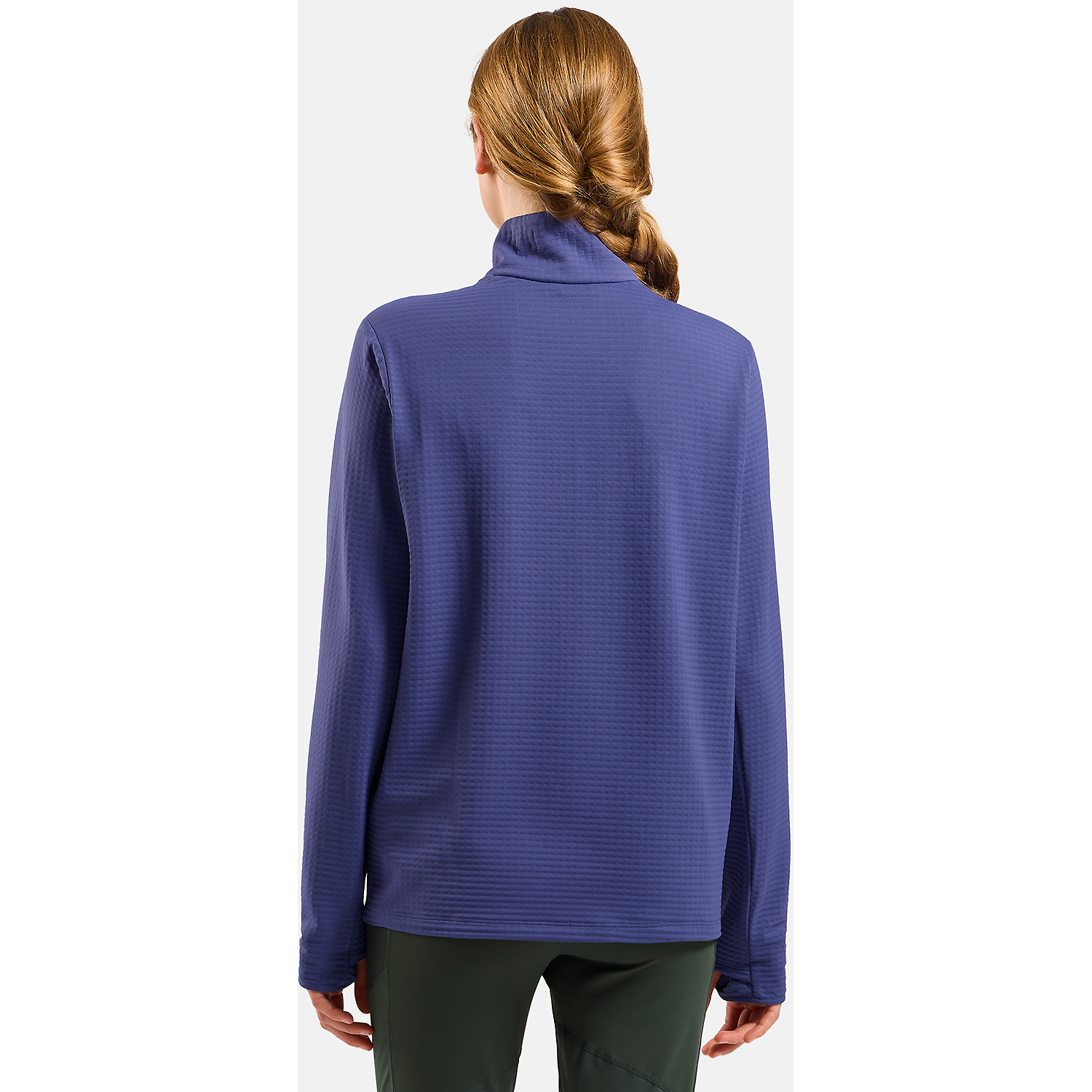 Damen Odlo Blau ESSENTIAL THERMAL Rollkragen