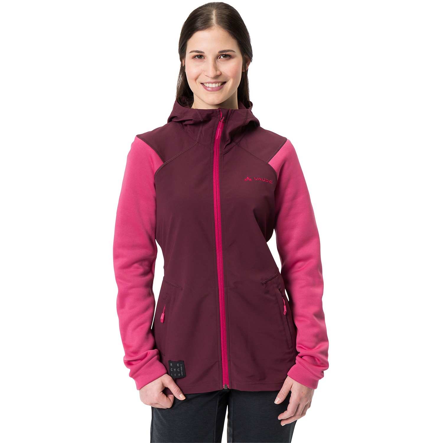 Damen VauDe Rot Wo Tremalzo Hooded Jacket 977 40 Funktionsjacke