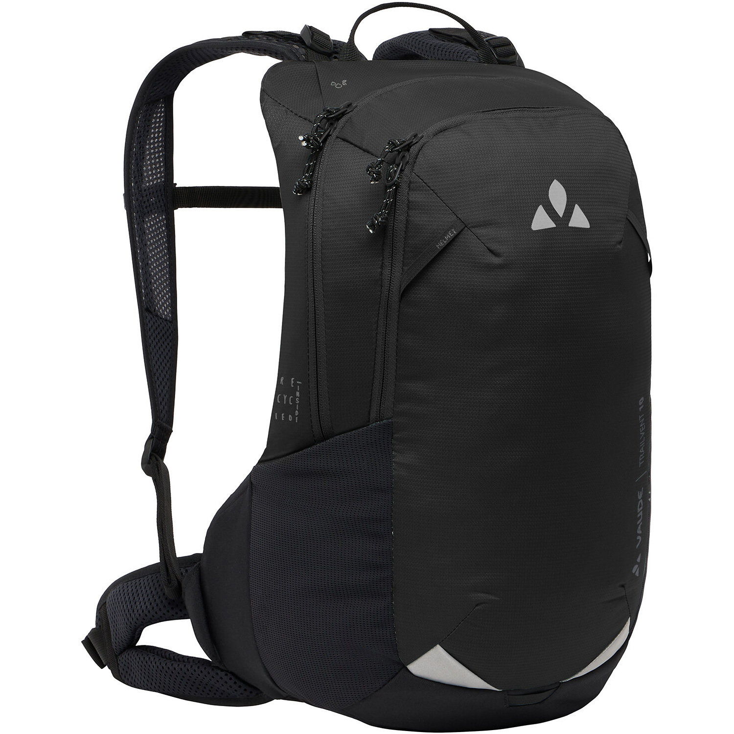 Unisex VauDe Schwarz Trailvent 10 Rucksack