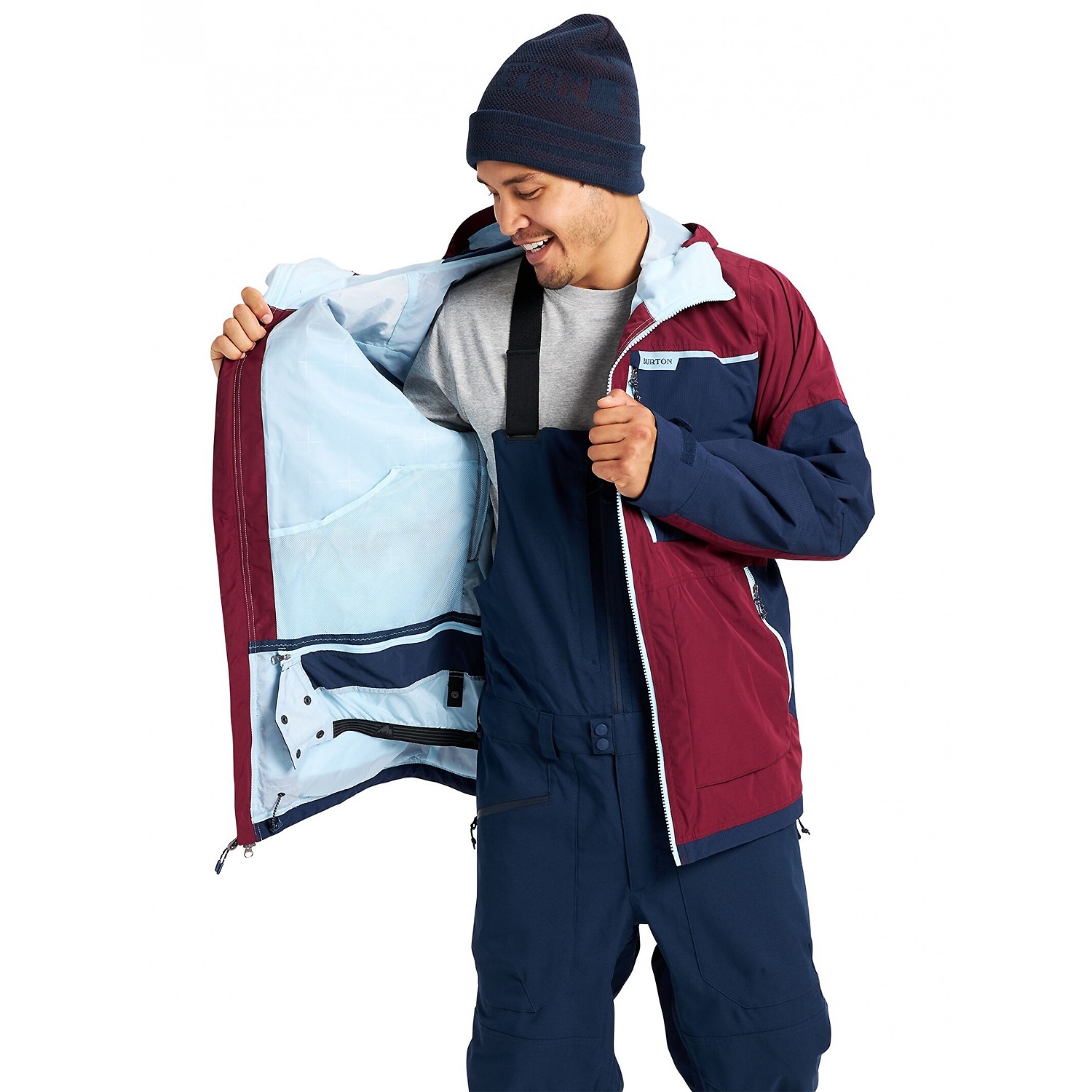 Herren Burton Blau