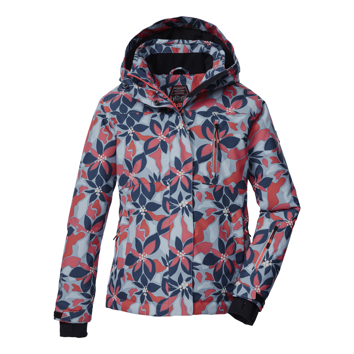 Kinder killtec Rauchblau KSW 211 GRLS SKI JCKT 00821 164 Funktionsjacke