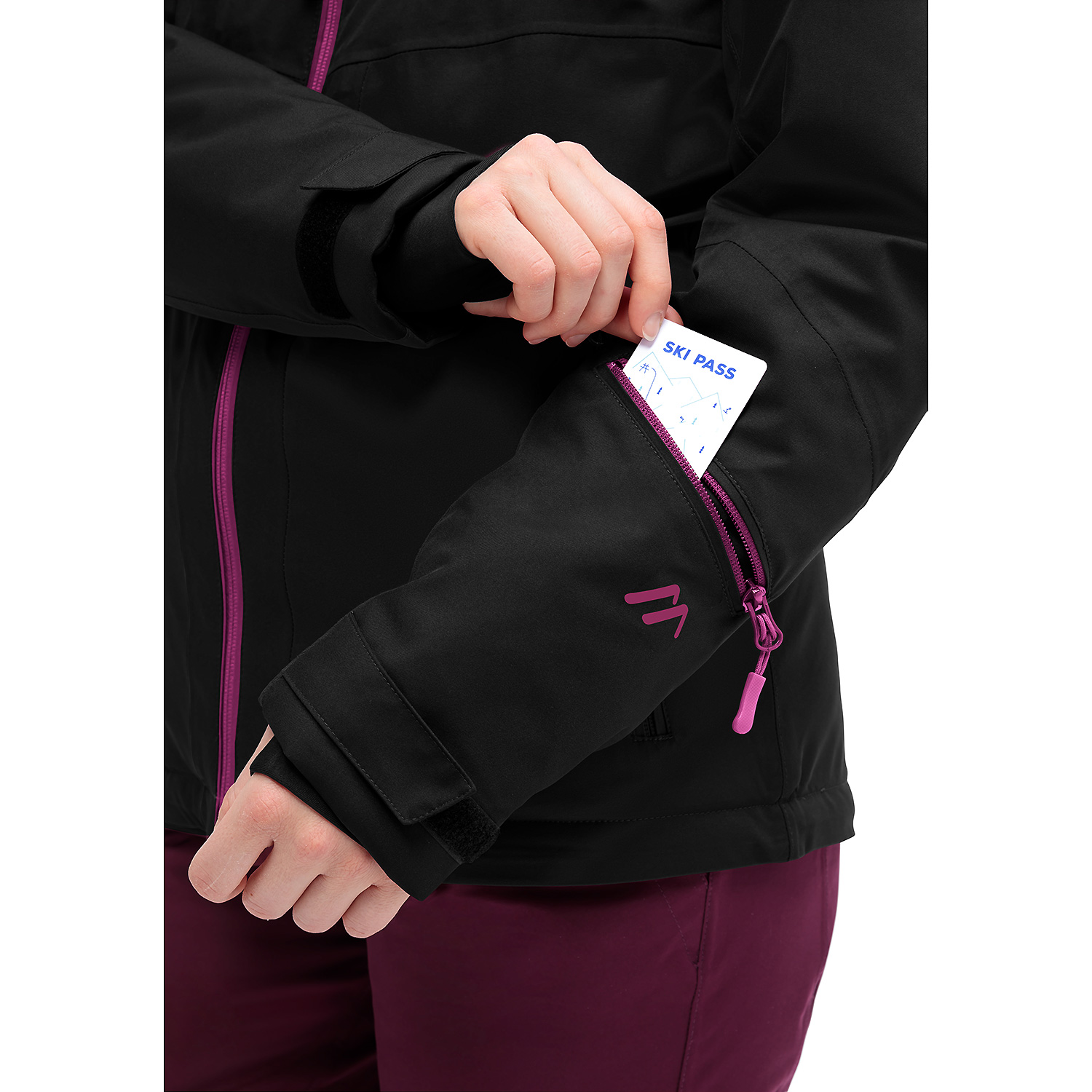Damen Maier Sports Schwarz INA M10900 40 Funktionsjacke