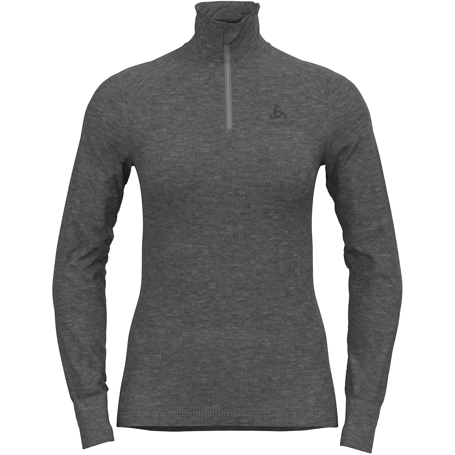 Damen Odlo Grau BL TOP turtle neck l/s half zi 10183 XS Unterhemd